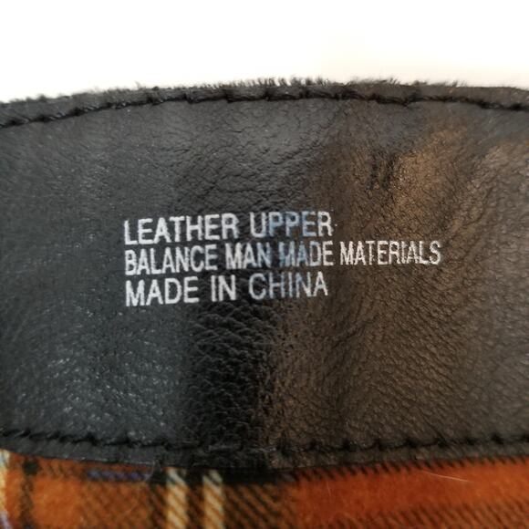 b.o.c Women's Black Pebbled Leather Flat Heel Riding Boots Size 11 - Picture 12 of 13